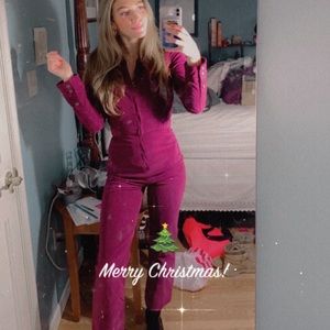 Free People Velvet Jumpsuit